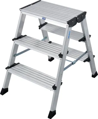 Produktbild von KRAUSE skladací schodík MONTO Treppo hliník 2x 3 stupne, V: 73,0 cm