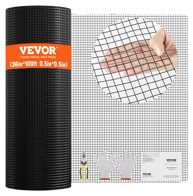Zdjęcie produktu dla Siatka Ogrodzeniowa Vevor 91X3048 Cm Ocynkowana Pvc Mocna Trwała Najlepsza