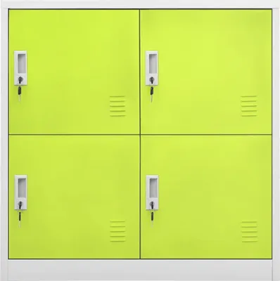 Produktbild von vidaXL Schließfachschrank Hellgrau und Grün 90x45x92,5 cm Stahl