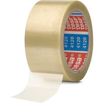 Produktbild von Verpackungsklebeband PVC tesapack® 4120 farblos L.66m B.50mm Rl.TESA