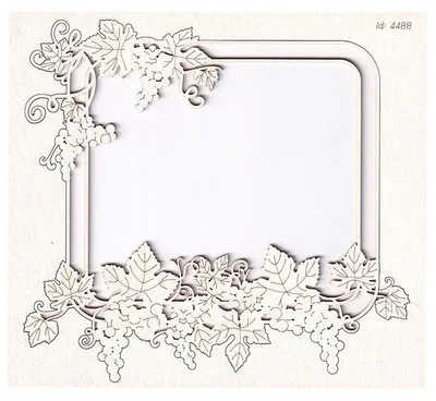 Immagine prodotto di TEKTURKA decorativa per scrapbooking - Scrapiniec - Grapevine - cornice rettangolare