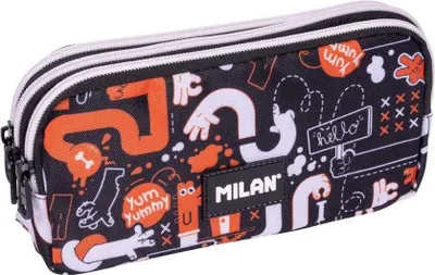 Produktbild von Großes 3-Fächer-Federmäppchen Fingers MILAN