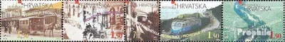 Produktbild von Briefmarken Kroatien 1998 Mi 485-489 Fünferstreifen (kompl.Ausg.) postfrisch Verkehrswege Kroatiens
