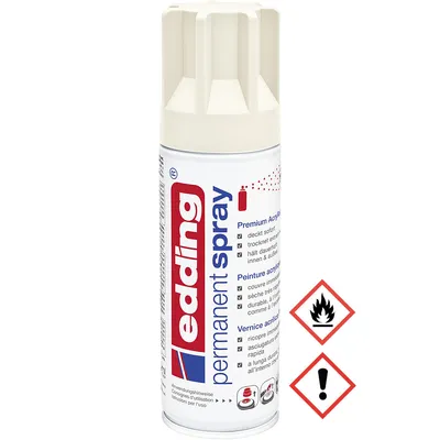 Produktbild von Edding 5200, 200 ml, Cremefarben, Matte, Sprühdose, Wasserfest