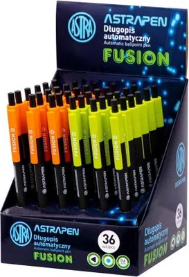 Zdjęcie produktu dla Długopis automatyczny ASTRAPEN Fusion P36 - Zapisuj swoje myśli z precyzją trójkątnego designu i super gładkim pisaniem 0,6 mm! Idealny towarzysz w pracy i szkole.