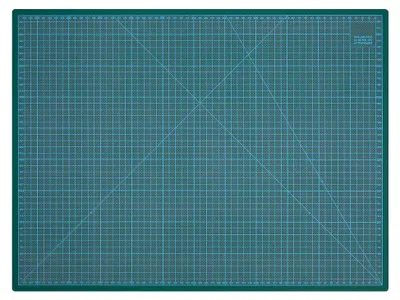 Produktbild von Schneideunterlage A2, 60 x 45 x 0,3 cm, grün