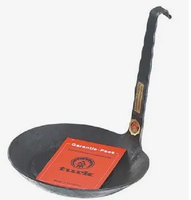 Produktbild von turk Bratpfanne 24 cm mit vertikalem Hakenstiel HANDGESCHMIEDET Serie 656 (H.Nr. 65624)
