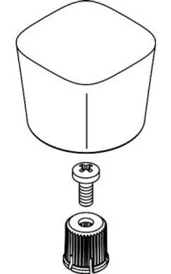 Produktbild von Griff 92237000 Logis Standventil, chrom chrom Standventil