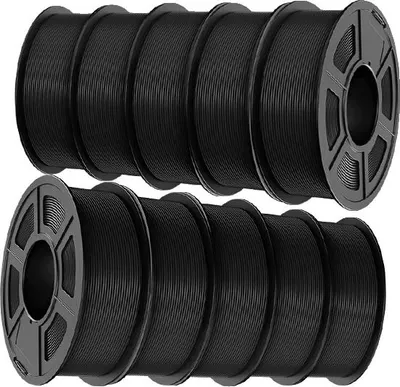 Obrázek produktu pro vlákno pro 3D tiskárny, vysokorychlostní výkon, bez bublin, ABS 10black