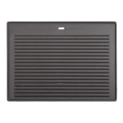 Produktbild von TAINO Grillplatte Gusseisen Wendeplatte Pizzaplatte PRO & RED, 41,5 x 31,5 cm, optimale Hitzeverteilung, universal einsetzbar