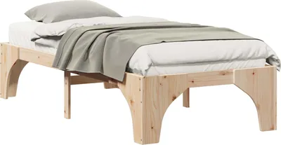 Obrázek produktu pro vidaXL Rám postele hnědý 90 x 200 cm z masivního borovicového dřeva
