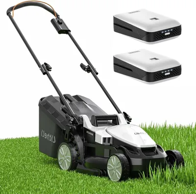 Obrázek produktu pro Elektrická sekačka – bezkartáčový motor – šířka záběru 37 cm a sběrný koš o objemu 40 litrů