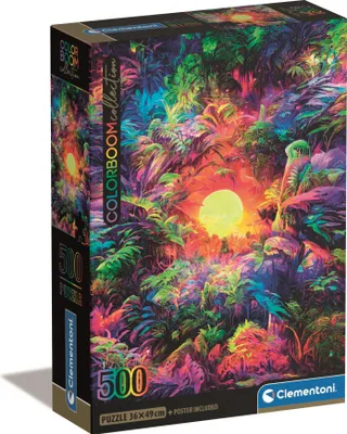 Image de 500 pièces CB HQC Colorbloom Jungle psychédélique