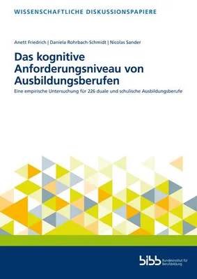 Produktbild von Das kognitive Anforderungsniveau von Ausbildungsberufen