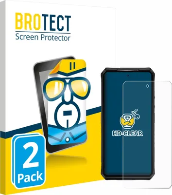 Produktbild von 2x Für Ulefone Armor 28 Pro Schutzfolie BROTECT Displayschutz Display Schutz Folie Klar Transparent