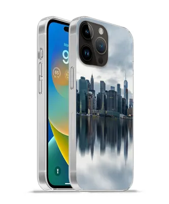 Produktbild von MuchoWow® Handyhülle Schutzhülle Hülle für Apple iPhone 14 Pro - Softcase New York - Skyline - Spiegelung Silikon Softcase Handy Hülle - Umschlag