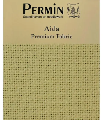 Obrázok produktu pre Permin Precut 16 ct. Aida 355, farba 76 zrniek, vyšívacia látka na krížikový steh 43x50 cm