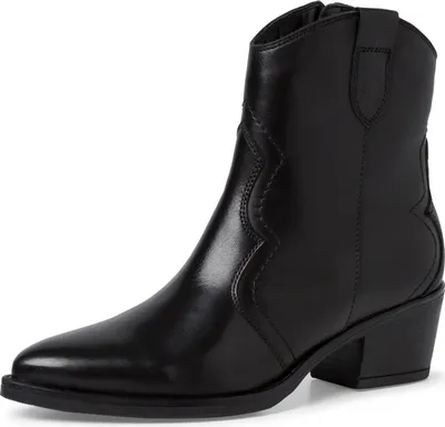 Image de Tamaris Dames Élégant Bottine Western 1-25702-41 noir