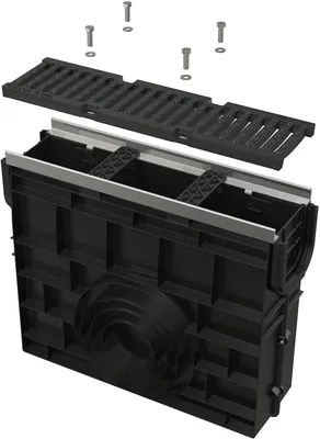Produktbild von Alcadrain AVZ103R-R201 Servicebox für Entwässerungsrinne