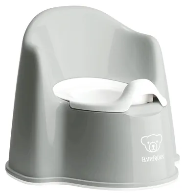 Image de BabyBjorn Potty Chair potty seat Polypropylene (PP), Thermoplastic elastomer (TPE) Grey, White