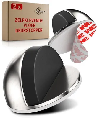 Produktbild von Famanu Türstopper Set 2 Stück - Selbstklebend, ohne Bohren, Wand- und Möbel Schutz