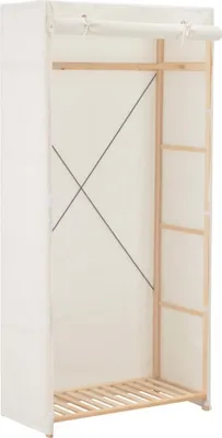 Produktbild von "2026 Moderne"Kleiderschrank-Garderobe( 1PC) Stylishces - Garderobenschrank, Weiß 79x40x170cm Stoff - Kleiderschränke DEMöbel336005