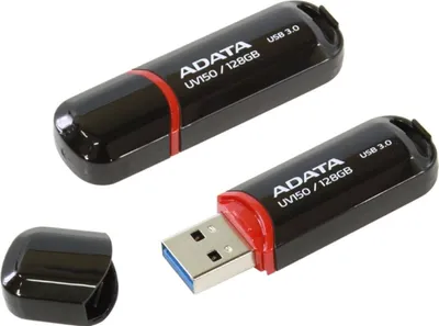 Obrázok produktu pre A-Data AUV150-128G-RBK USB-Stick 128GB ADATA DashDrive UV150 schwarz retail