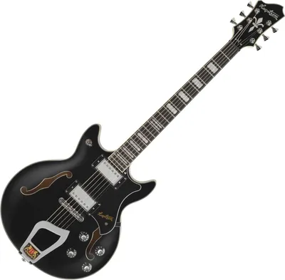 Obrázok produktu pre Hagstrom Alvar Black Semiakustická gitara