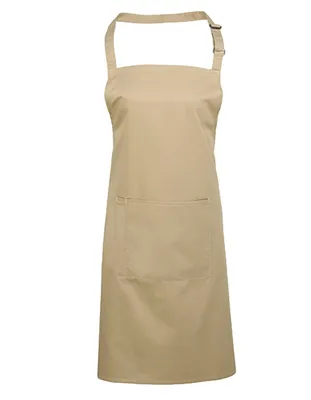 Immagine prodotto di Premier Workwear PR154 | Colours Grembiule con tasca - 72 x 86 cm - Lavabile fino a 60 - Colore: Khaki (circa Pantone 7503) - Dimensioni: 72 x 86 cm