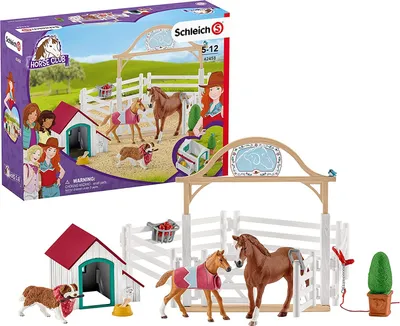 Produktbild von Schleich Horse Club Hannahs Gastpferde mit Hündin Ruby, 42458