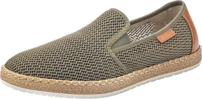 Immagine prodotto di Scarpe slip-on da uomo / espadrillas verdi di RIEKER dal numero 40 al 46
