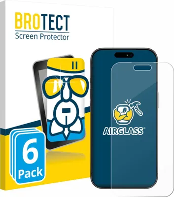 Produktbild von 6x BROTECT Schutzglas für Apple iPhone 17 Pro Max Schutzfolie Panzer Folie Glas Display Schutz klar