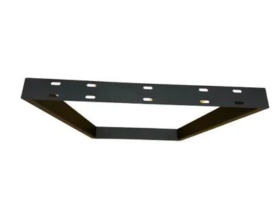 Obrázok produktu pre Kovové stolové nohy V 70 cm čierne – oceľové podnože na jedálenský a pracovný stôl, sada 2 ks