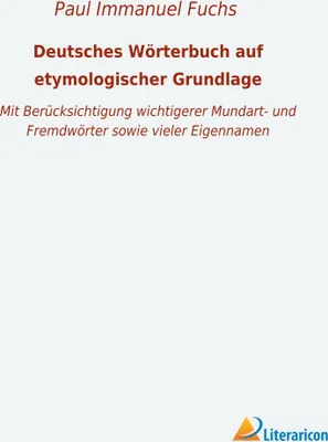 Produktbild von Deutsches Wörterbuch auf etymologischer Grundlage