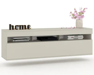 Produktbild von Fernsehschrank TV-Lowboard PLAY HÄNGEND Cashmere/Cashmere 120cm