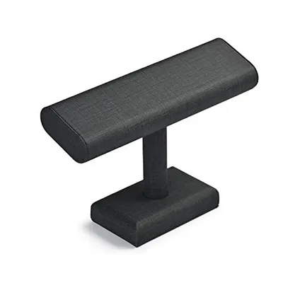 Image de Support pour montres en cuir PU, élégant porte-montres, également adapté aux bracelets, design stable pour une utilisation à la maison ou au comptoir