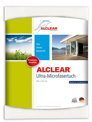 Obrázek produktu pro Mikrovláknová utěrka na sklo - 60 x 45 cm - Bílá - Bez šmouh