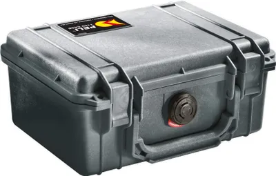 Produktbild von PELI Protector 1150 Schlagfester Schutzkoffer für Optische und Elektronische Instrumente, IP67 Wasserdicht, 3L Volumen, Ohne Schaum, Schwarz