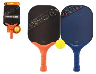 Productafbeelding van Strandraketten, 2 stuks + ballen, 42 cm, merk Teddies