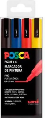 Obrázek produktu pro Sada popisovačů POSCA PC-3M barevná