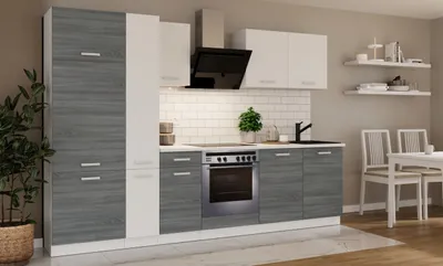 Produktbild von Küche Toni 290 cm Küchenzeile Küchenblock Singleküche Einbauküche