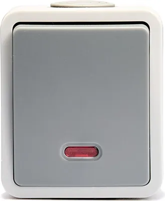 Produktbild von Feuchtraum Kontroll-Schalter McPower ''Fix'', Steckanschluss,IP54,250V/10A, AP