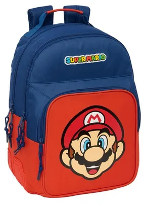 Produktbild von Safta Super Mario 20l 32x42x15 Cm Rucksack Rot,Blau  Kinder Rot,Blau One Size