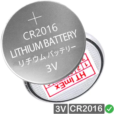 Produktbild von Knopfzelle Uhrenbatterie CR 2016 Lithium 3V - CMOS Battery