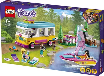 Produktbild von LEGO 41681 Friends Wohnmobil- und Segelbootausflug
