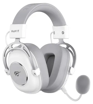 Obrázok produktu pre Havit H2002YG (White and grey), Káblový a bezdrôtový, 20 - 20000 Hz, Hranie, 257 g, Slúchadlá, Šedá, Biela