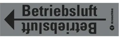 Produktbild von Dreifke® Rohrleitungsband Betriebsluft, praxisbewährt, ab Ø 10mm, grau/schwar...