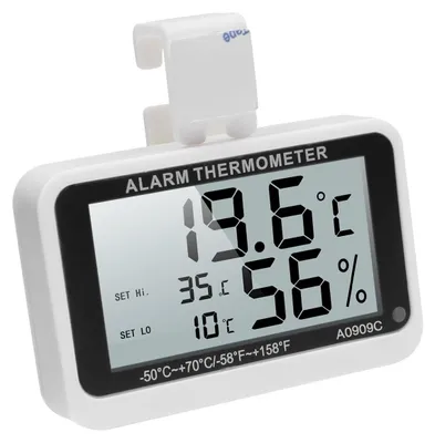 Digitales Kühlschrankthermometer -50 bis +70 °C, wasserdicht, mit Alarm