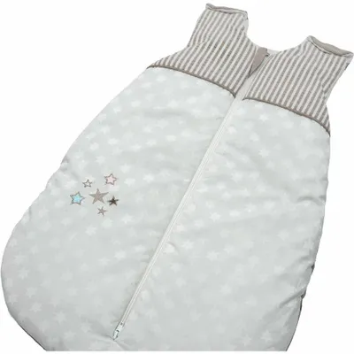 Produktbild von Be Be 's Collection Sommer- Schlafsack Glitzer Sterne ecru Gr. 110 cm