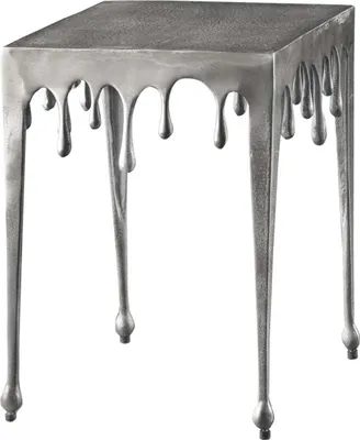 Produktbild von Beistelltisch 44cm Silber Design Tisch Modern Wohnzimmer JETZT KAUFEN